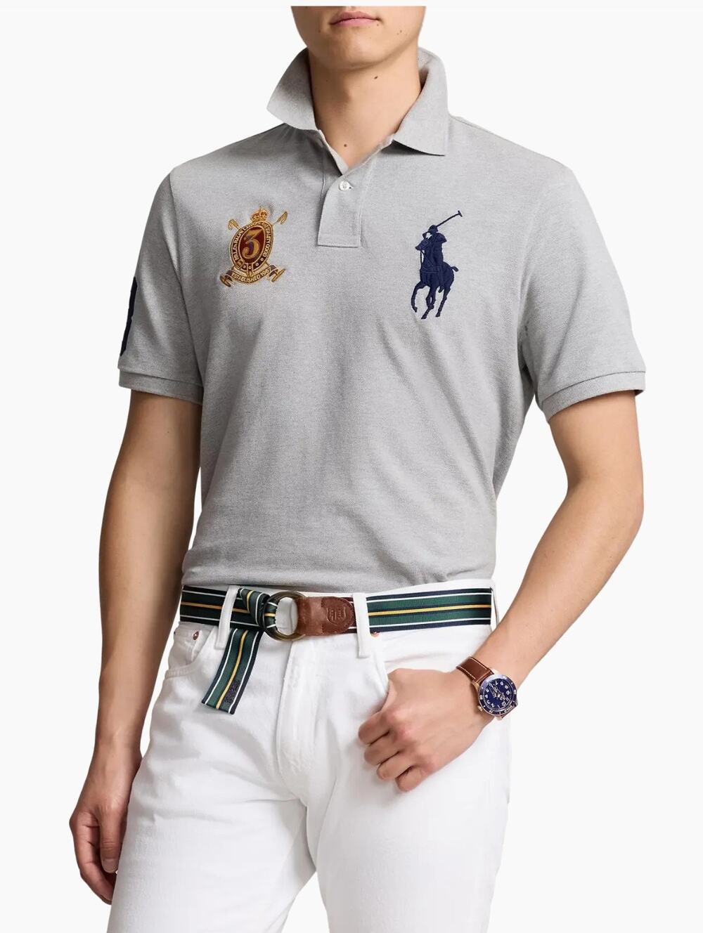 Polo Ralph Lauren Mesh Pony Crest Polo Shirt NWT